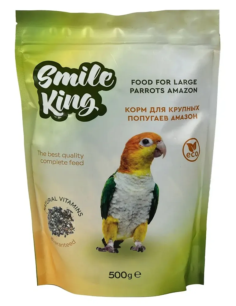 Smile King Корм для крупных попугаев Амазон
