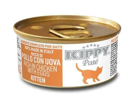 Kippy Pate Kitten Паштет с курицей и яйцом, 85 г