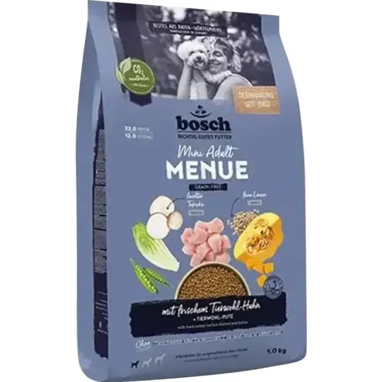 Корм Bosch HPC Menue Mini Adult (Курица) для собак