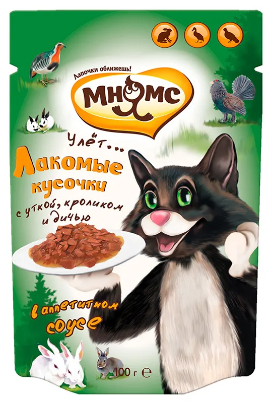 Мнямс Влажный корм "Пир охотника" 100 г