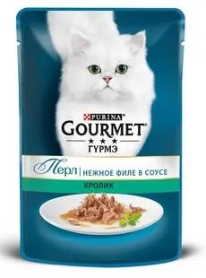 Gourmet Перл Нежное филе в соусе с кроликом, 75 г
