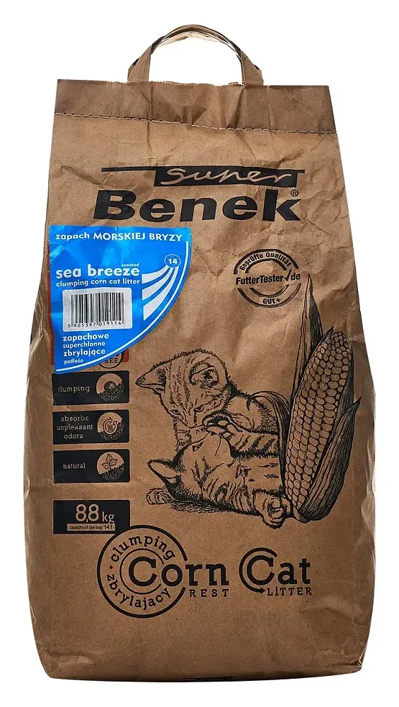 Super Benek Corn Cat кукурузный (Морской бриз)