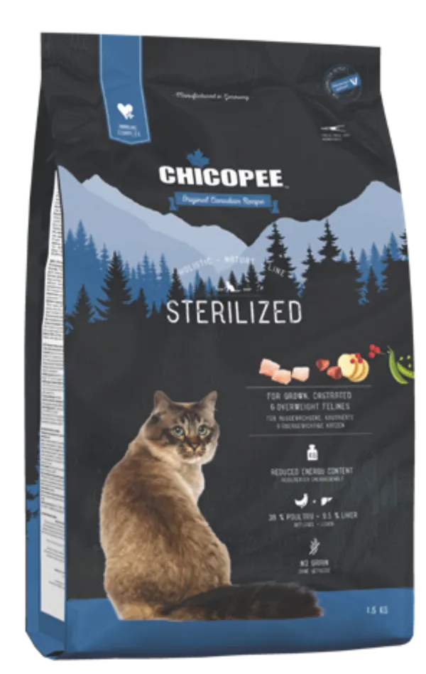 Корм Chicopee HNL Sterilized для кошек
