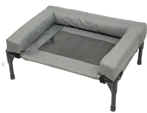 Mr.Kranch Лежанка-шезлонг каркасная для собак Elevated с мягкими бортиками, S