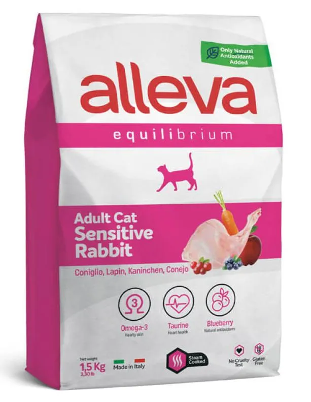 Alleva Equilibrium Sensitive Adult Cat (Кролик)