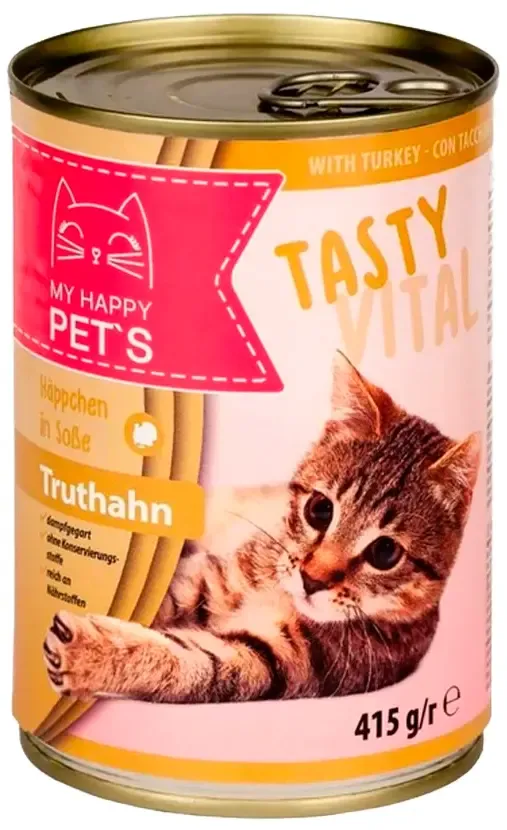My Happy Pets Консервы для кошек (Индейка)