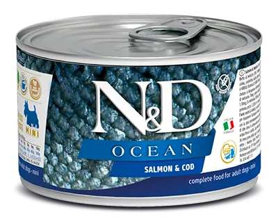 Консервы Farmina N&D Ocean Dog Adult Mini (Лосось, треска)