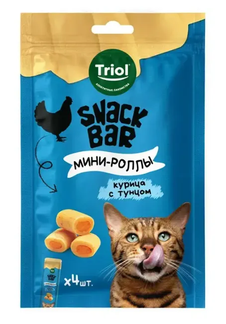 Triol Snack Bar Мини-роллы с начинкой из курицы с тунцом