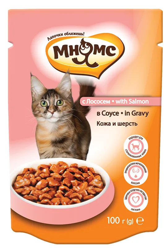 Мнямс Паучи с лососем (соус)