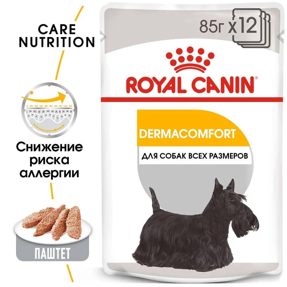 Royal Canin Dermacomfort Canine Adult (паштет)