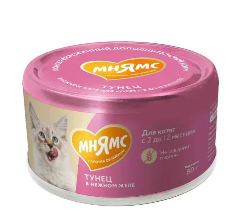 Мнямс Тунец в нежном желе для котят