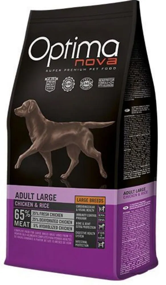 OptimaNova Adult Large (Курица и рис)