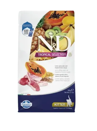 Корм Farmina N&D LG Tropical Selection Kitten (Ягненок, тропические фрукты) для кошек