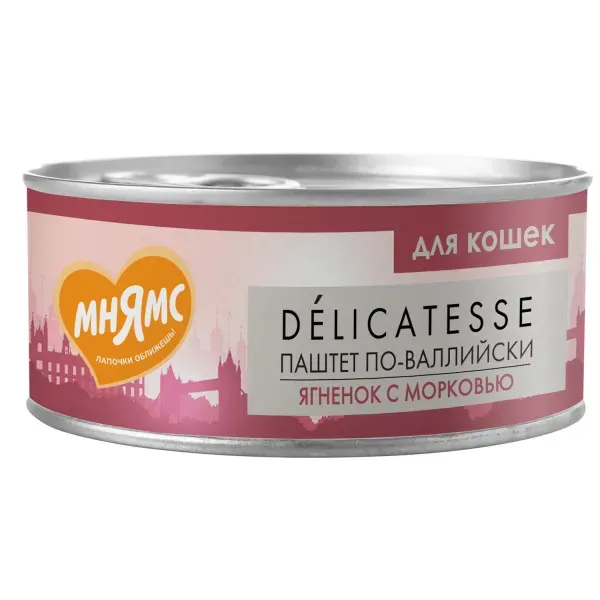 Мнямс Delicatesse Паштет по-валлийски для кошек