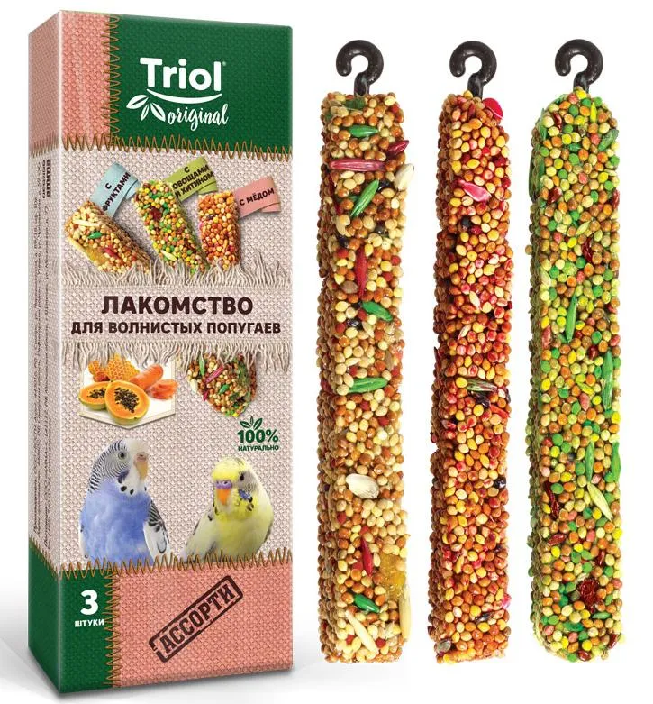 Triol Original Лакомство для попугаев АССОРТИ