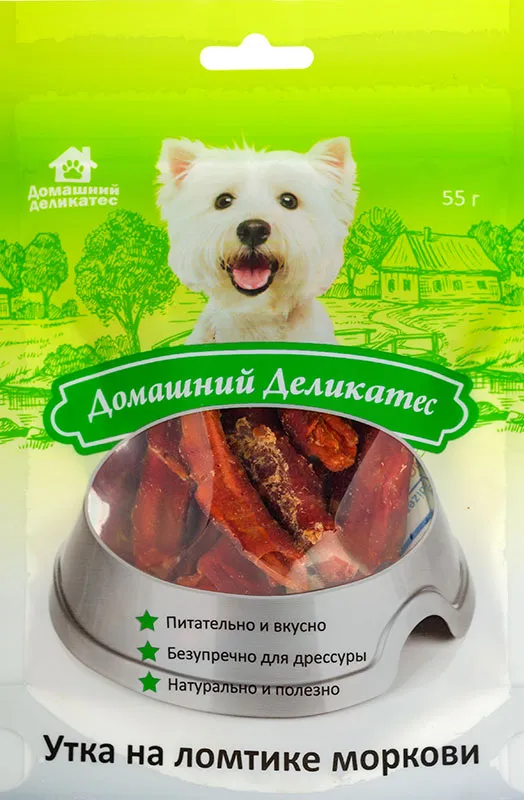 Домашний деликатес Утка на ломтике моркови