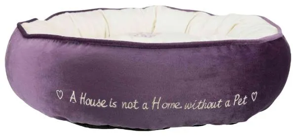 Лежак "Trixie" "Pets Home", фиолетовый/кремовый
