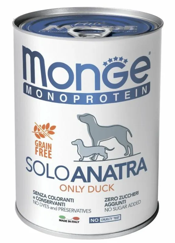 Monge Dog Solo Adult (Утка)