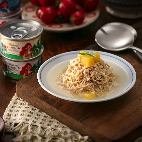 Natural Kitty Курица с ананасом в бульоне