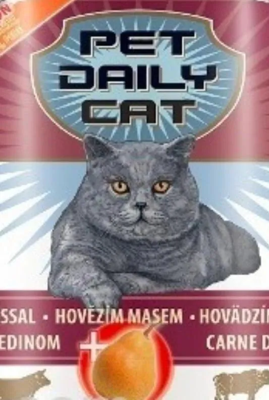 Piko Pet Консервы "Pet Daily Cat Beef + pear" 415 г