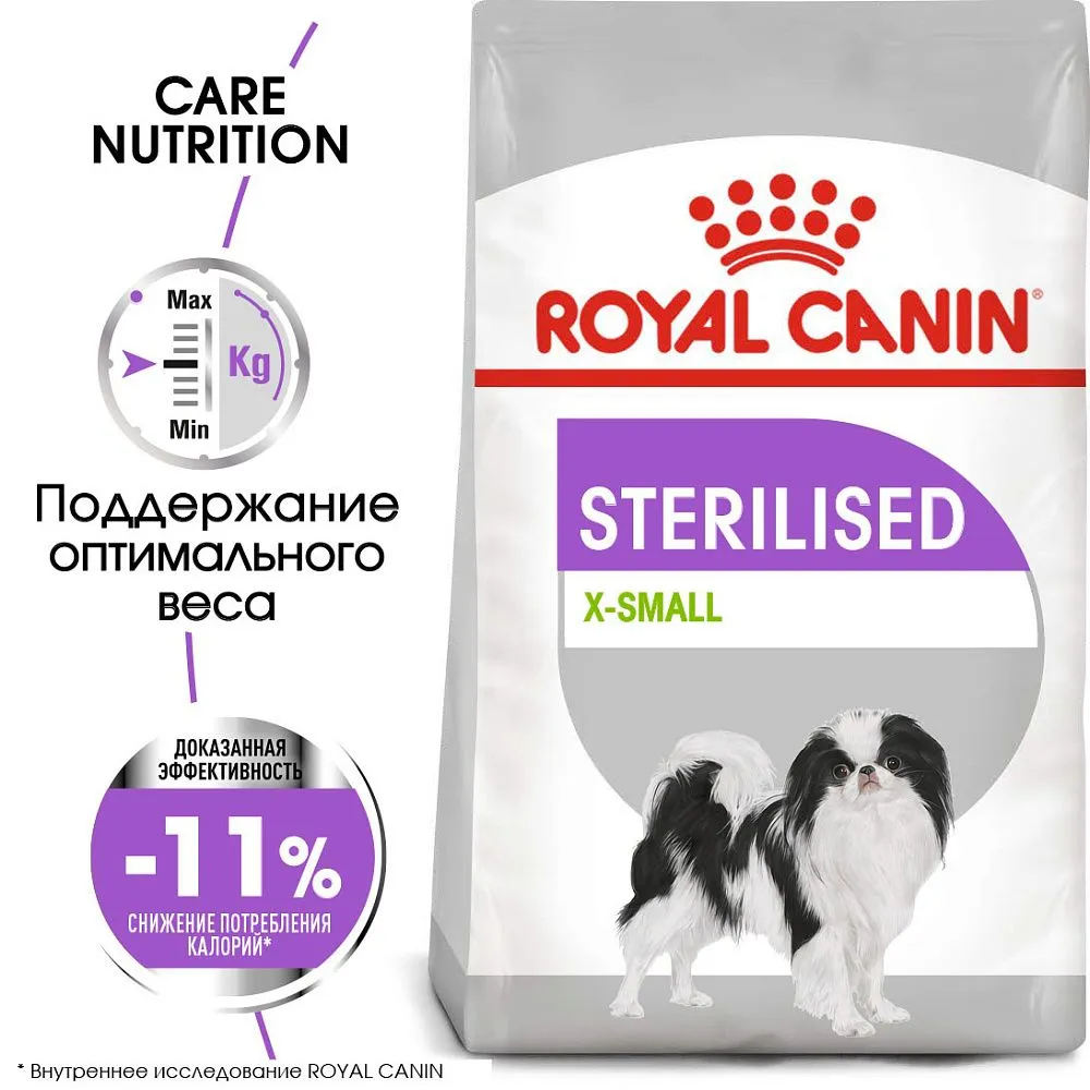 Корм Royal Canin X-Small Sterilised для собак