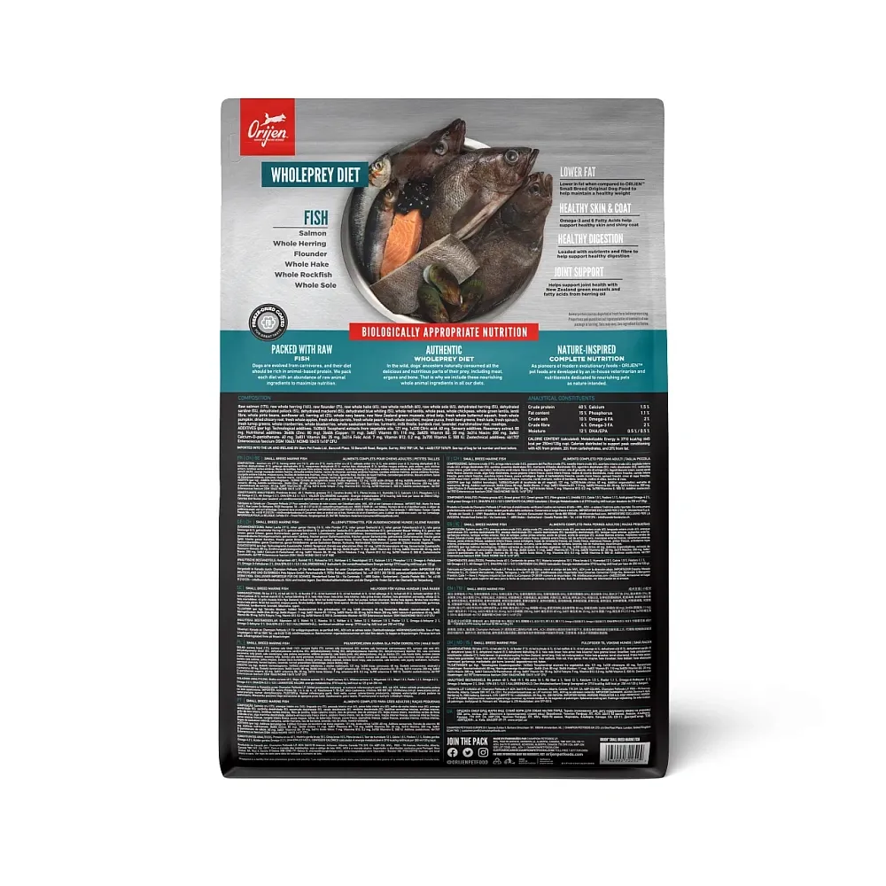 ORIJEN MARINE FISH SMALL BREED