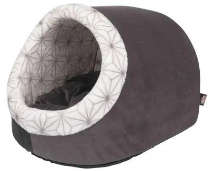 Trixie Лежак-пещера Diamond, антрацит/белый