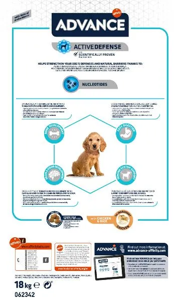 Advance Dog Puppy Protect Medium (Курица)
