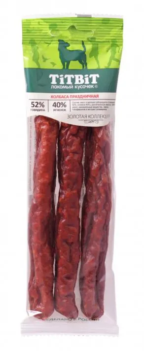 ТИТБИТ Колбаса Праздничная для собак