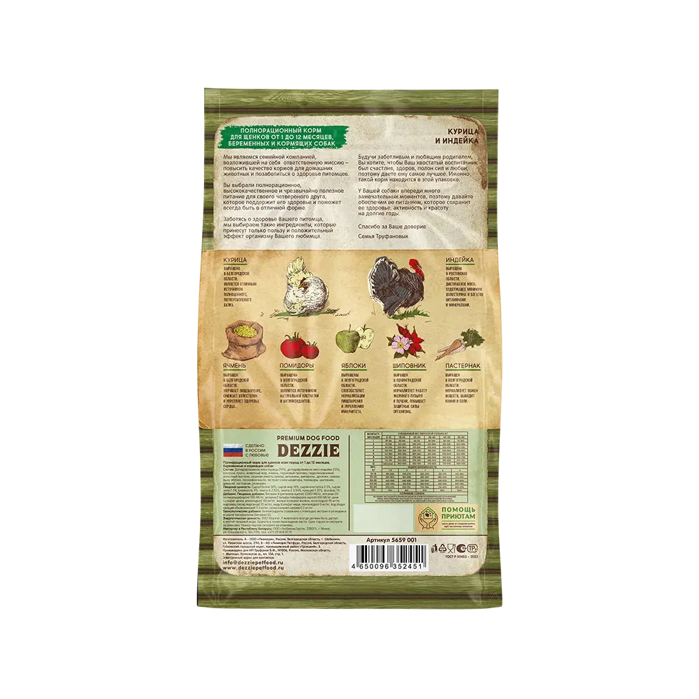 Dezzie Puppy (Курица, индейка)