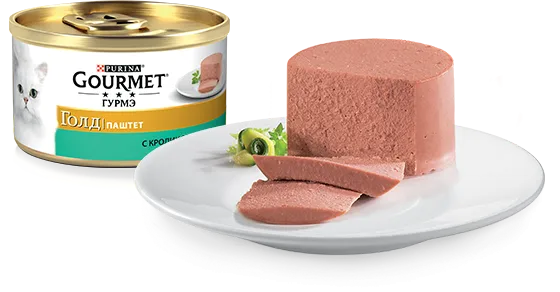 Gourmet Голд Паштет с кроликом, 85 г