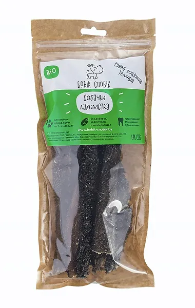 Бобик-Снобик рубец говяжий (темный)