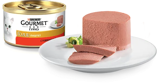 Gourmet Голд Паштет с говядиной, 85 г