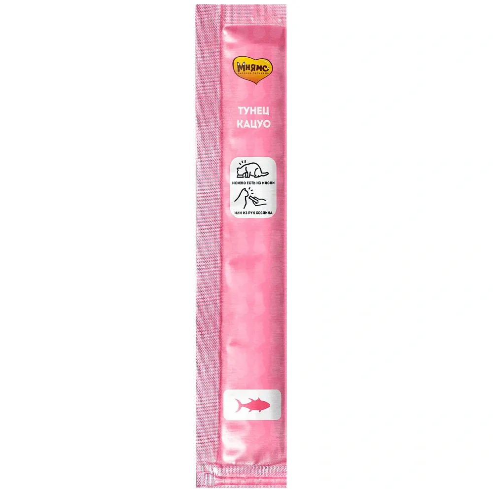 Мнямс Крем-лакомство для кошек с тунцом Кацуо