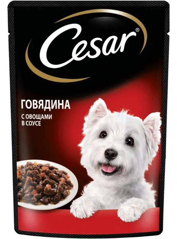 Cesar для взрослых собак (Говядина с овощами)