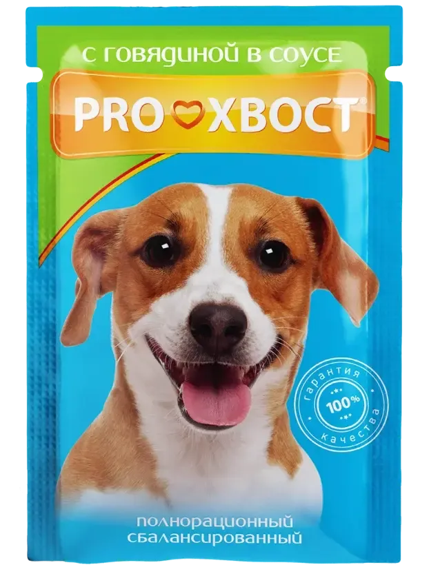 Proхвост Пауч для собак (Говядина в соусе)