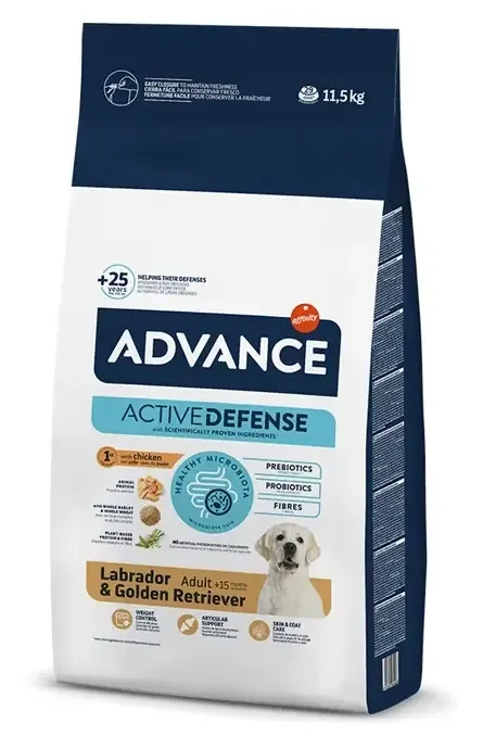 Advance Dog Labrador & Golden Retrive (Курица), 11,5 кг