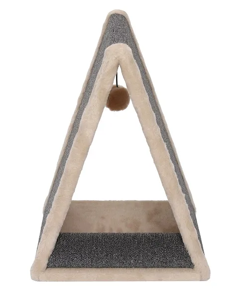 Cat House Когтеточка треугольная, 55 см, ковролин