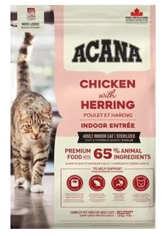 Корм ACANA INDOOR ENTRÉE Cat (Курица, сельдь, индейка) для кошек