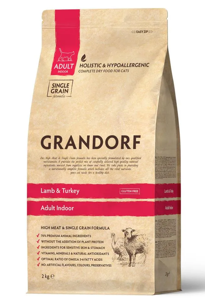 Grandorf Adult Indoor (Ягненок, индейка)
