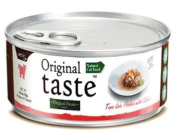 Original Tasty хлопья из филе тунца с диким лососем в соусе, 70 г