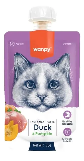 Wanpy Cat Мясное пюре из утки