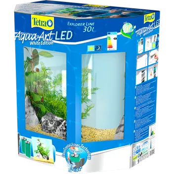 Tetra Аквариум "AquaArt Explorer Line LED Gold" (белый)