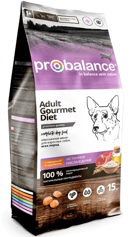 ProBalance Dog Gourmet Diet Beef & Rabbit