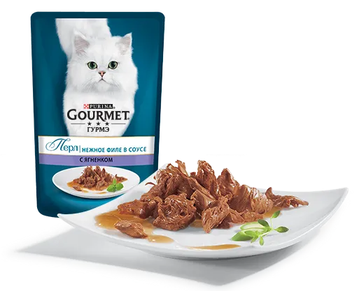 Gourmet Перл Нежное филе в соусе с ягненком, 75 г