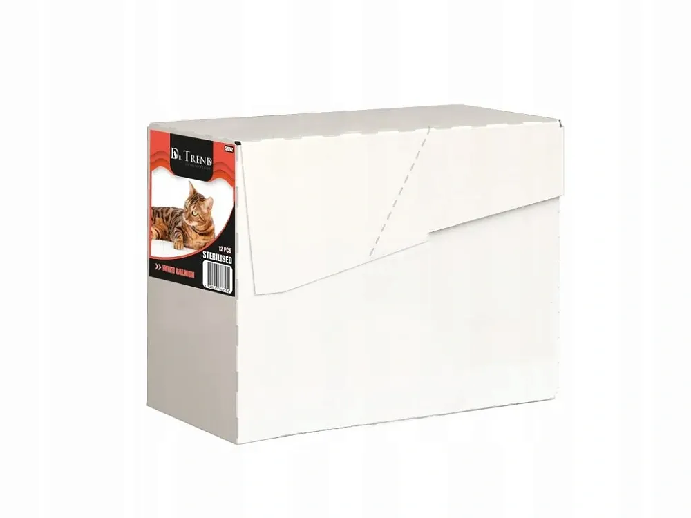 Dr.Trend Консервы для стерилизованных кошек (Лосось)