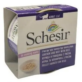 Schesir Chicken Fillets & Beef Fillets (Цыпленок, говядина) 85 г х 10 шт