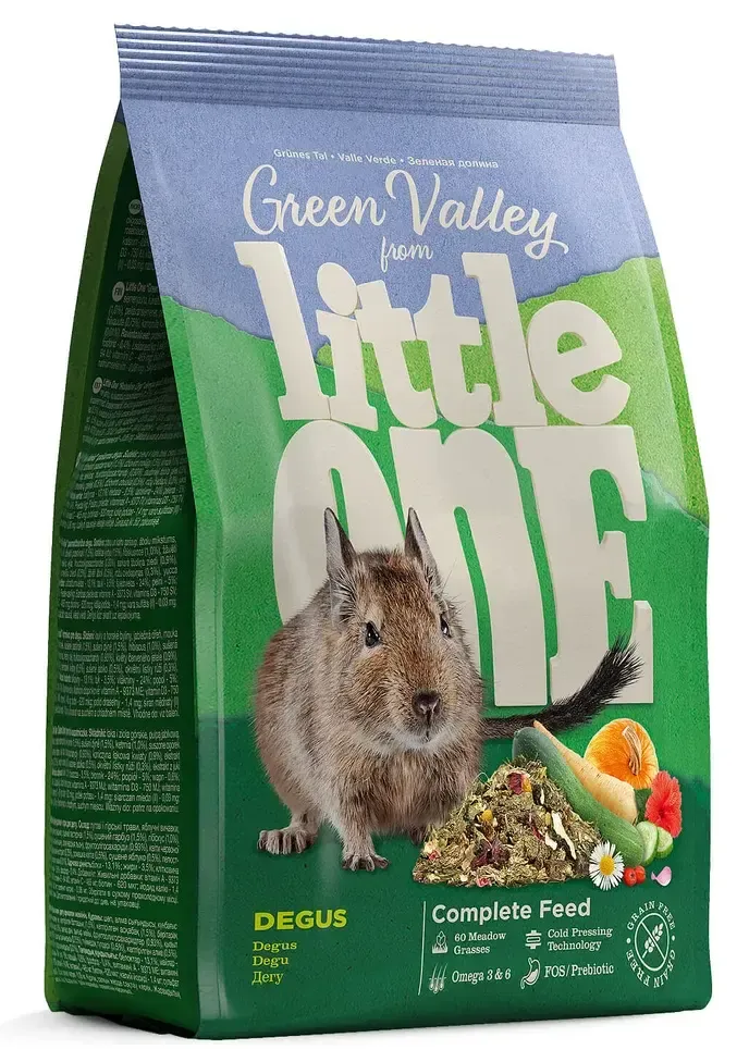 Little One Зеленая долина для дегу 750 г