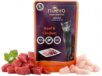 Nuevo Adult Beef & Chicken cat 85 гр