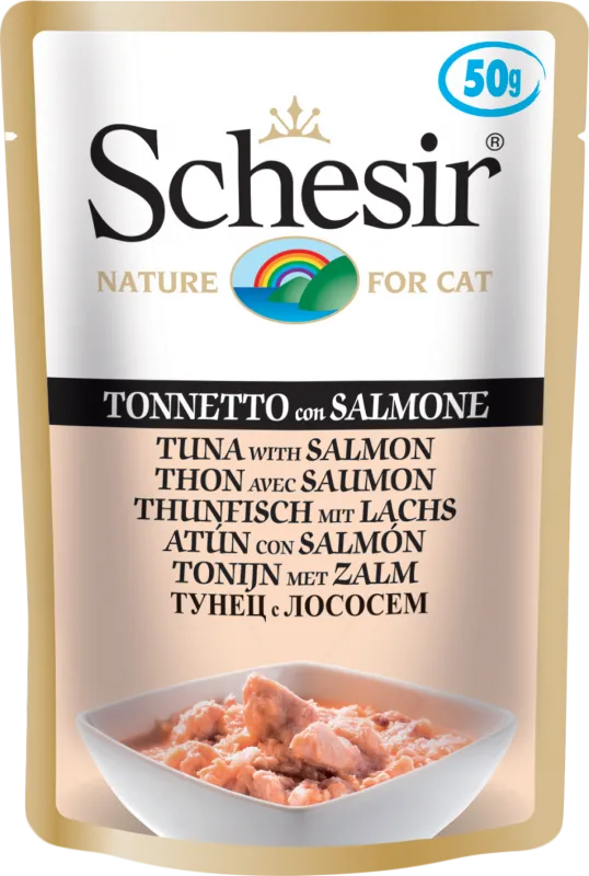 Паучи Schesir Tuna Salmon (Тунец, лосось)